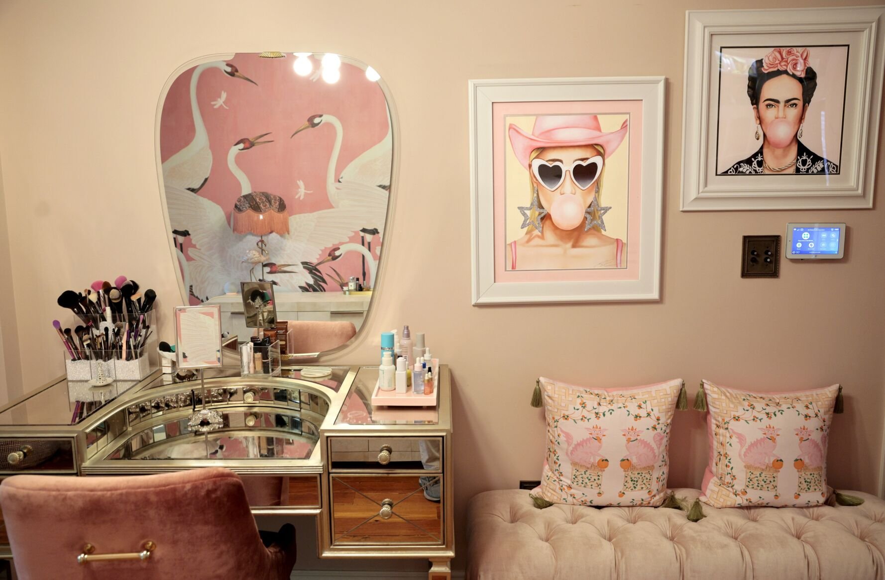 At home with Megan and Brian